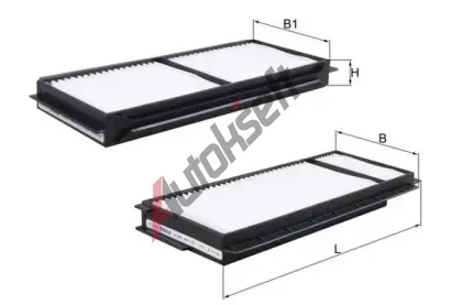 MAHLE Filtr vzduchu v interiru MAO LA 346/S, LA 346/S