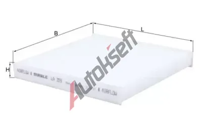 MAHLE Filtr vzduchu v interiru MAO LA 359, LA 359