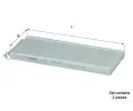 Filtr vzduchu v interiru MAHLE ‐ MAO LA 391/S