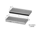 Filtr vzduchu v interiru MAHLE ‐ MAO LA 392/S