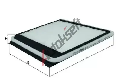 MAHLE Filtr vzduchu v interiru MAO LA 41, LA 41