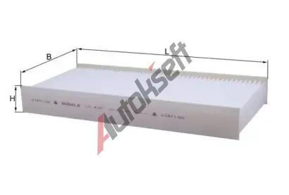 MAHLE Filtr vzduchu v interiru MAO LA 410, LA 410