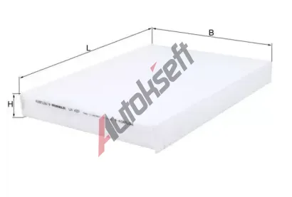 MAHLE Filtr vzduchu v interiru MAO LA 437, LA 437