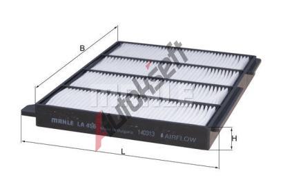 MAHLE Filtr vzduchu v interiru MAO LA 456, LA 456