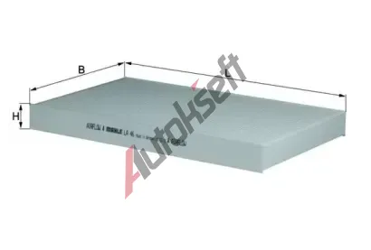 MAHLE Filtr - vzduch v interiru MAO LA 46, LA 46