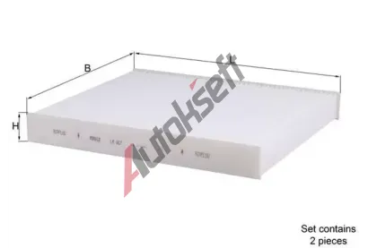 MAHLE Filtr vzduchu v interiru MAO LA 467/S, LA 467/S