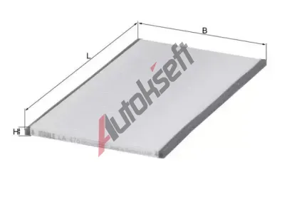 MAHLE Filtr vzduchu v interiru MAO LA 475, LA 475