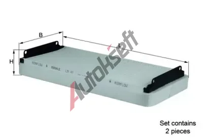 MAHLE Filtr - vzduch v interiru MAO LA 47/S, LA 47/S