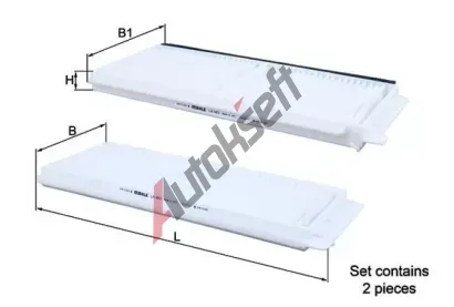 MAHLE Filtr - vzduch v interi�ru MAO LA 483/S, LA 483/S
