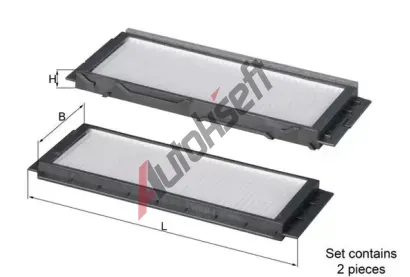 MAHLE Filtr - vzduch v interiéru MAO LA 501/S, LA 501/S MAHLE Filtr - vzduch v interiéru MAO LA 501/S, LA 501/S