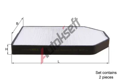 MAHLE Filtr vzduchu v interiru MAO LA 51/S, LA 51/S