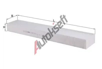 MAHLE Filtr vzduchu v interiru MAO LA 582, LA 582