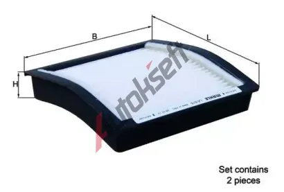 MAHLE Filtr vzduchu v interiru MAO LA 615/S, LA 615/S