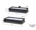 Filtr vzduchu v interiru MAHLE ‐ MAO LA 679/S