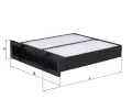 MAHLE Filtr vzduchu v interiru ‐ MAO LA 682