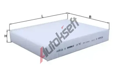 MAHLE Filtr vzduchu v interiru MAO LA 742, LA 742
