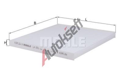 MAHLE Filtr vzduchu v interiru MAO LA 876, LA 876