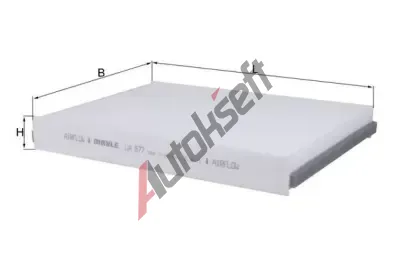MAHLE Filtr vzduchu v interiru MAO LA 877, LA 877