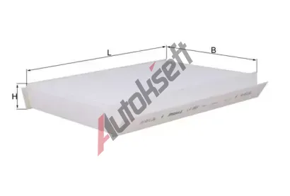 MAHLE Filtr vzduchu v interiru MAO LA 889, LA 889