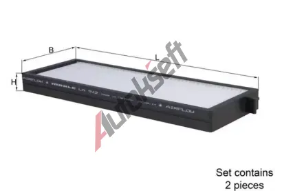 MAHLE Filtr vzduchu v interiru MAO LA 912/S, LA 912/S