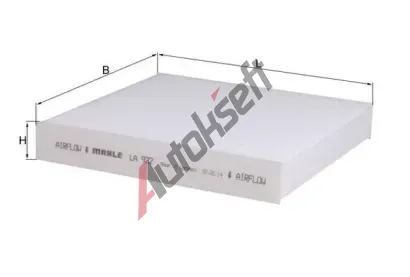 MAHLE Filtr vzduchu v interiru MAO LA 922, LA 922