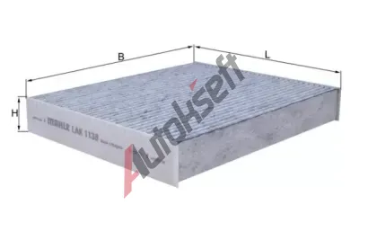 MAHLE Filtr vzduchu v interiru MAO LAK 1138, LAK 1138