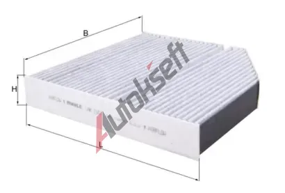 MAHLE Filtr vzduchu v interiru MAO LAK 1161, LAK 1161