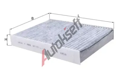 MAHLE Filtr vzduchu v interiru MAO LAK 1173, LAK 1173
