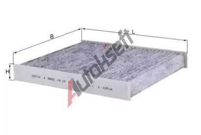 MAHLE Filtr - vzduch v interiru MAO LAK 120, LAK 120