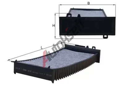 MAHLE Filtr vzduchu v interiru MAO LAK 127, LAK 127