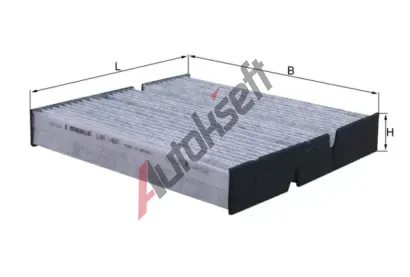 MAHLE Filtr vzduchu v interiéru MAO LAK 1467, LAK 1467  MAHLE Filtr vzduchu v interiéru MAO LAK 1467, LAK 1467