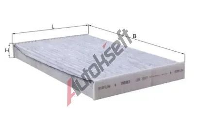 MAHLE Filtr vzduchu v interiru MAO LAK 1517, LAK 1517