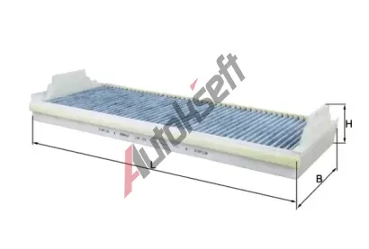 MAHLE Filtr vzduchu v interiru MAO LAK 154, LAK 154