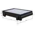 Filtr vzduchu v interi�ru&nbsp;MAHLE&nbsp;&dash;&nbsp;MAO LAK 1565