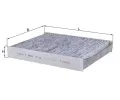 MAHLE Filtr - vzduch v interiru ‐ MAO LAK 169