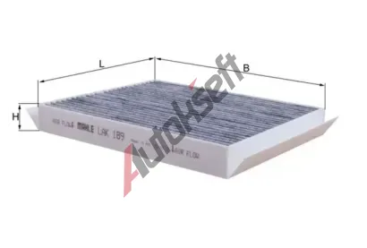 MAHLE Filtr - vzduch v interiru MAO LAK 189, LAK 189