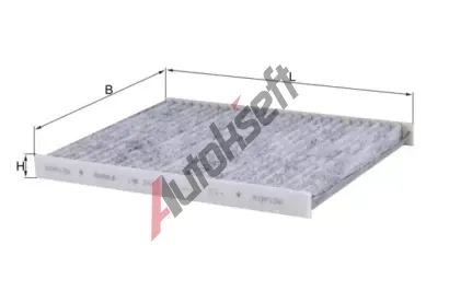 MAHLE Filtr vzduchu v interiru MAO LAK 241, LAK 241