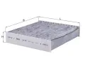 MAHLE Filtr - vzduch v interiru ‐ MAO LAK 251