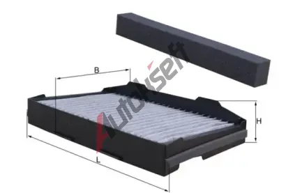 MAHLE Filtr - vzduch v interiru MAO LAK 255, LAK 255
