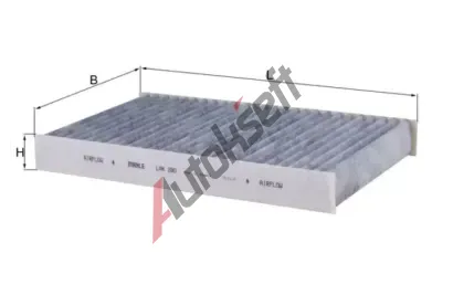 MAHLE Filtr - vzduch v interiru MAO LAK 280, LAK 280