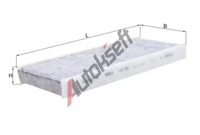 MAHLE Filtr vzduchu v interiru MAO LAK 289, LAK 289