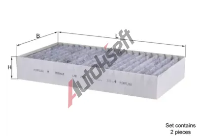 MAHLE Filtr - vzduch v interiru MAO LAK 295/S, LAK 295/S