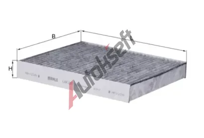 MAHLE Filtr - vzduch v interiru MAO LAK 297, LAK 297