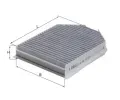 Filtr vzduchu v interiru MAHLE ‐ MAO LAK 364