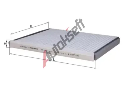 MAHLE Filtr vzduchu v interiru MAO LAK 447, LAK 447