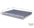 MAHLE Filtr - vzduch v interiru ‐ MAO LAK 467/S