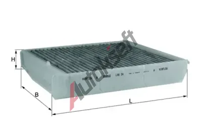 MAHLE Filtr - vzduch v interiru MAO LAK 54, LAK 54