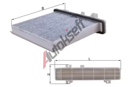 MAHLE Filtr vzduchu v interiru MAO LAK 589, LAK 589
