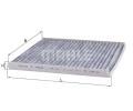 MAHLE Filtr - vzduch v interiru ‐ MAO LAK 616