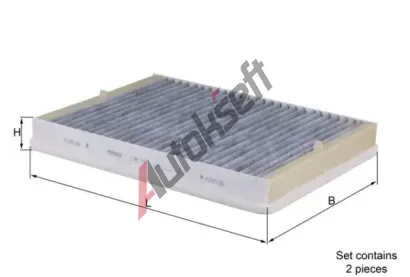 MAHLE Filtr - vzduch v interiru MAO LAK 73/S, LAK 73/S